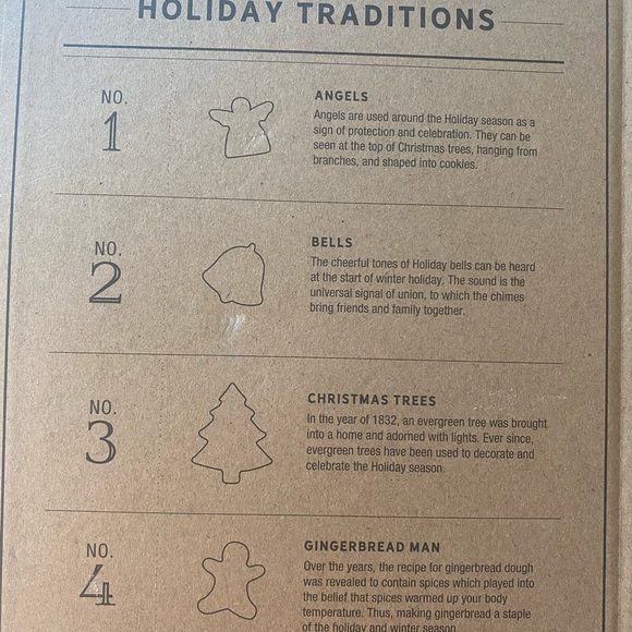 NWT, Holiday Cookie Cutter Set - Picture 7 of 10